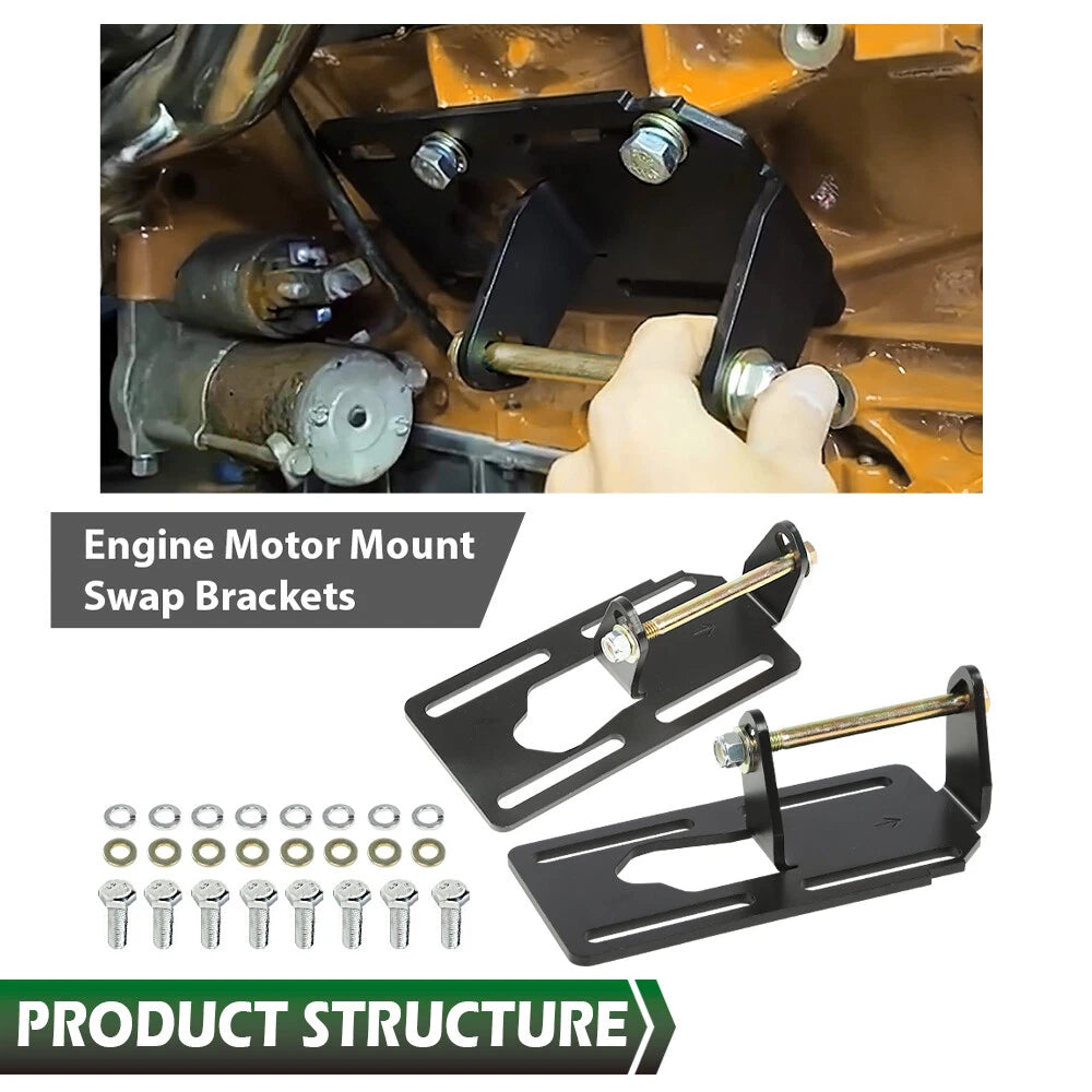 Adjustable Conversion Engine Mounts for GM Truck (1988–1998)