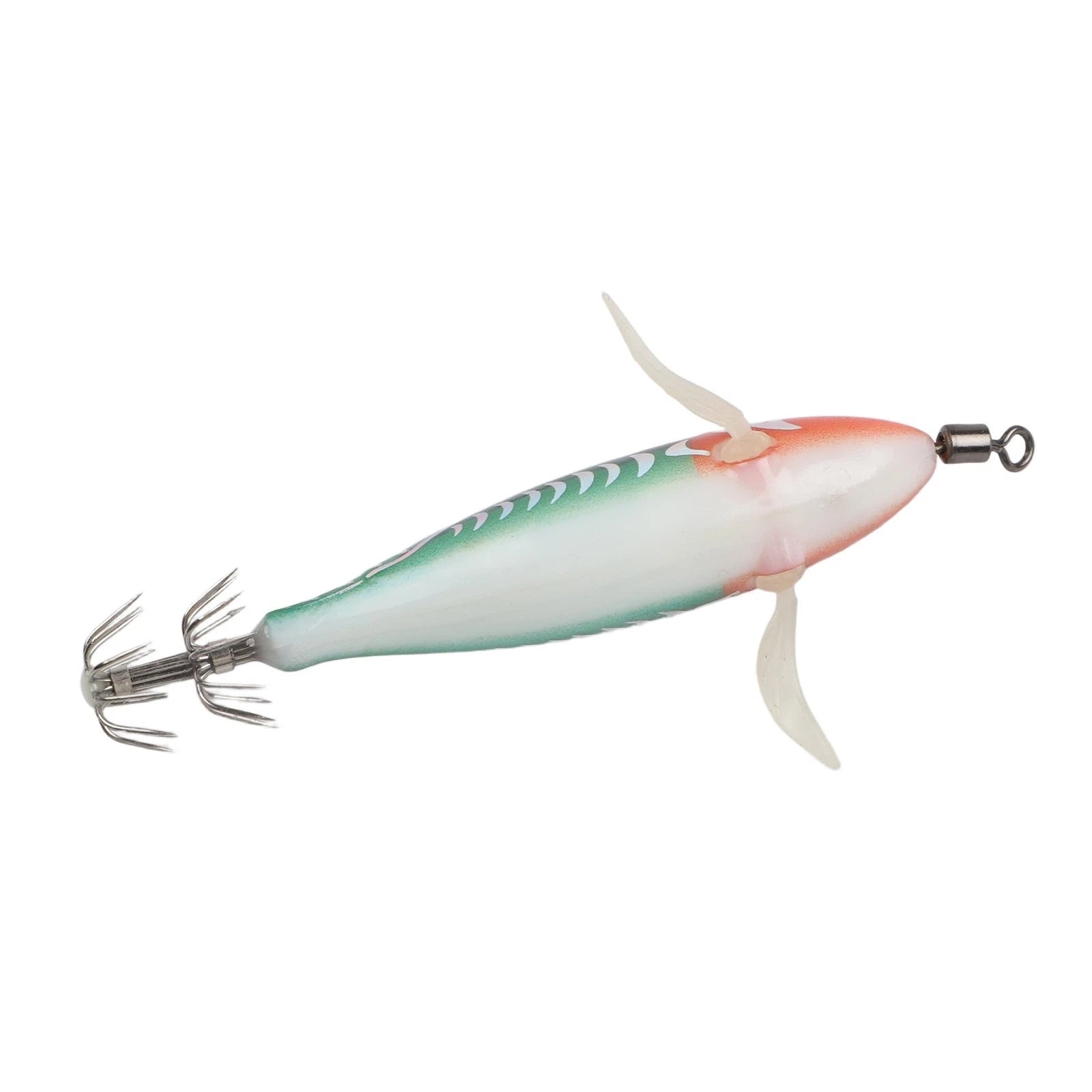 5 7g Glow Squid Jig Lure for Night Fishing (Realistic Shrimp Design)