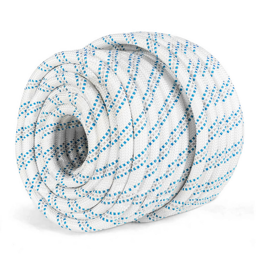 5/8" Double Braid Nylon Polyester Bull Rope for Arborist Rigging (150')