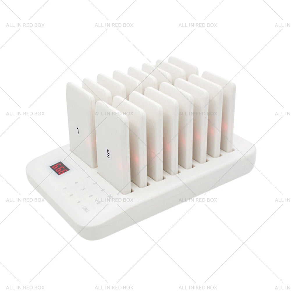 Wireless Paging System for Restaurant Coaster Guest Call (16 Units)