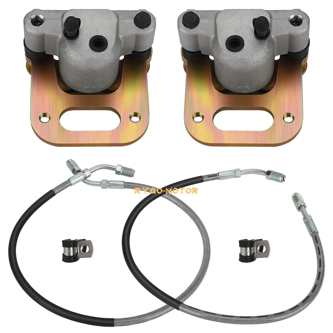 Front Brake Calipers & Hose Lines for Polaris Magnum 425 4x4 6x6 (1995–1998)