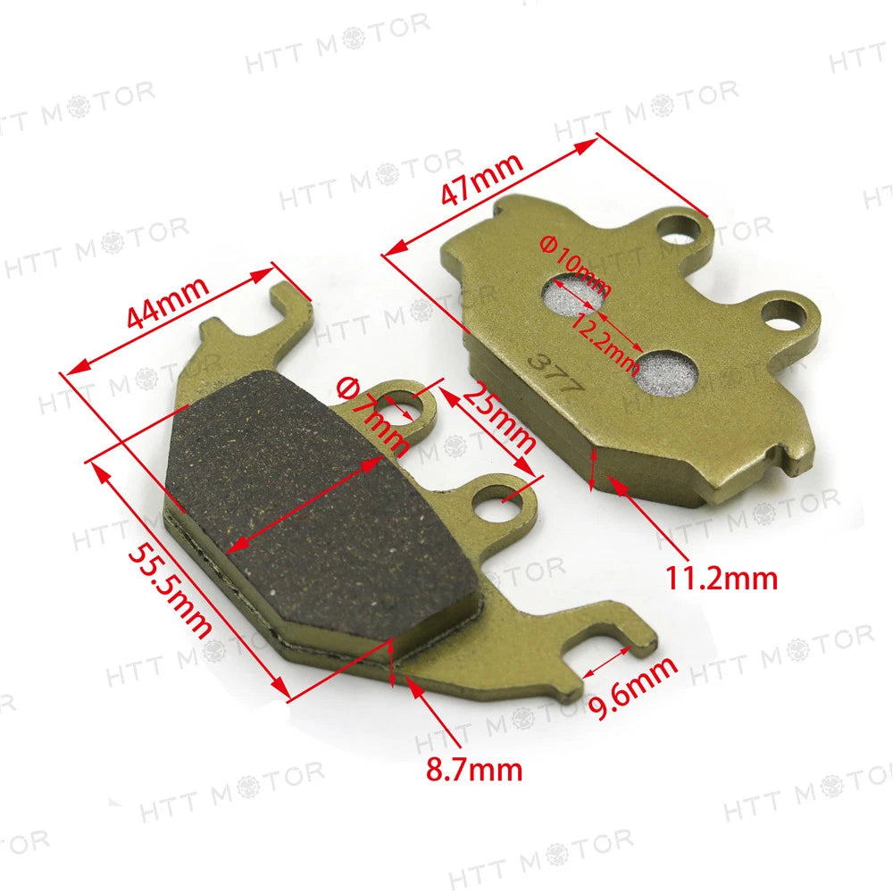 Brake Pad Kit FA377R for Arctic Cat 250 DVX AT (2006–2008)