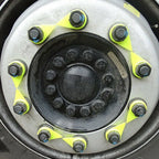 Wheel Nut Indicator 19mm 25PC for Car PU Yellow