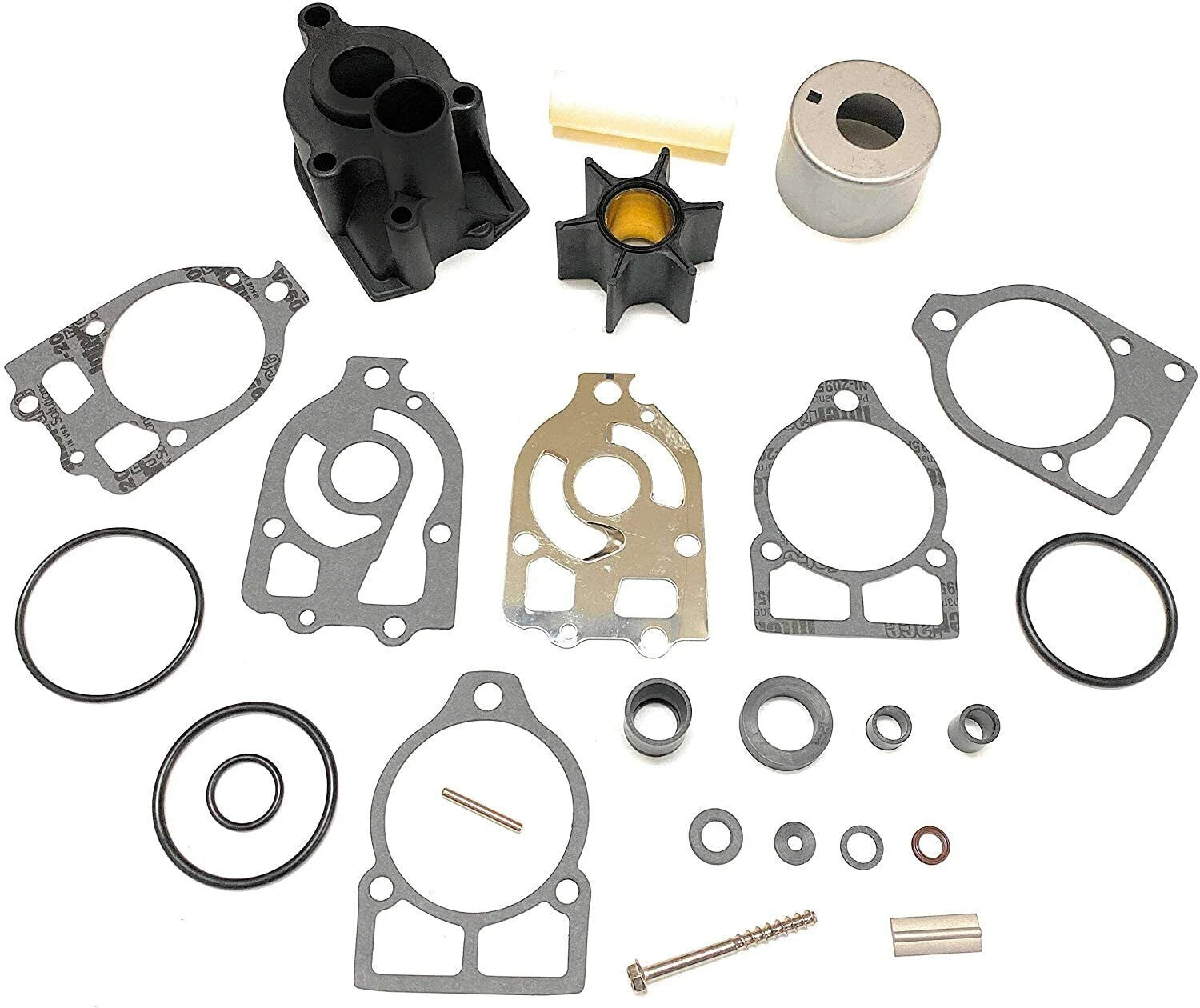 Water Pump Impeller Kit for Mercury 75 80 85 90 HP 6 Cyl (46-96148A8)