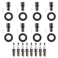 Set of 8 Denso Iridium Spark Plugs & Coil Boots for Sequoia Tundra (2007–2021)