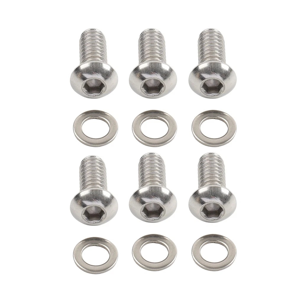 Stainless Derby Cover Screw Bolt with Washer for Harley Touring Softail Sportster