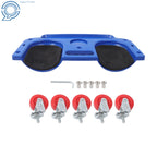 Rolling Knee Creeper Pad with Tool Tray and Swivel Wheels
