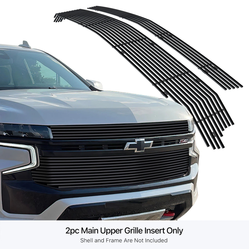 Stainless Black Billet Grille Insert for Chevy Tahoe (2021-2024)