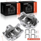 Pair Front Brake Calipers with Brackets for Kia Sportage Hyundai Tucson (2017–2023)