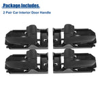 2 Pair Black Interior Door Handle for Kia Spectra (No. 826102F000GW)