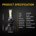 LED Headlight Hi Low Beam for Toyota Tundra (2000–2006, 2014–2016) & Solara (1999–2001)