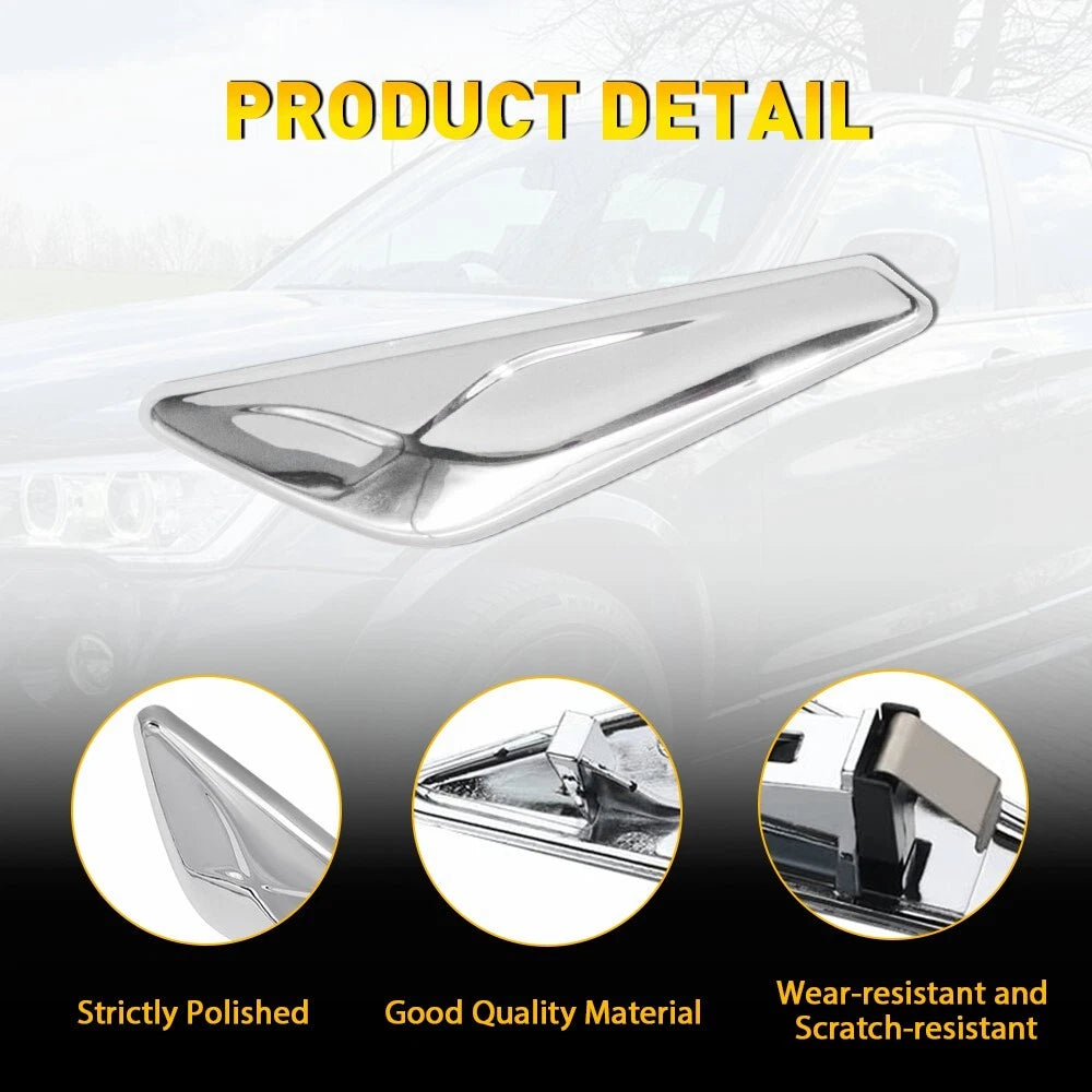 Chrome Fender Emblem for BMW X3 X4 (2015–2017)