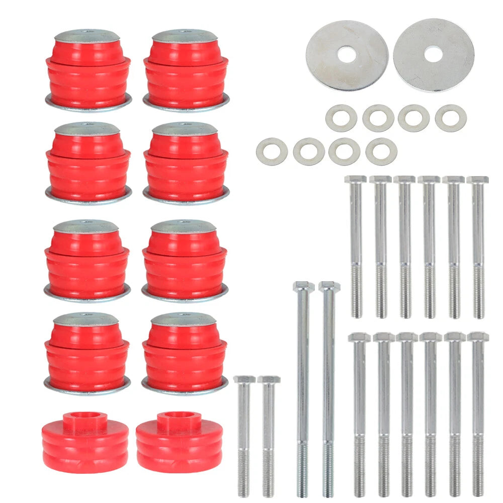 Polyurethane Body Mount Bushing Kit for Ford F250 F350 Super Duty (1999–2023)