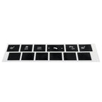 Heated Seat Traction Button Repair Sticker for Jeep Commander (2006–2010)