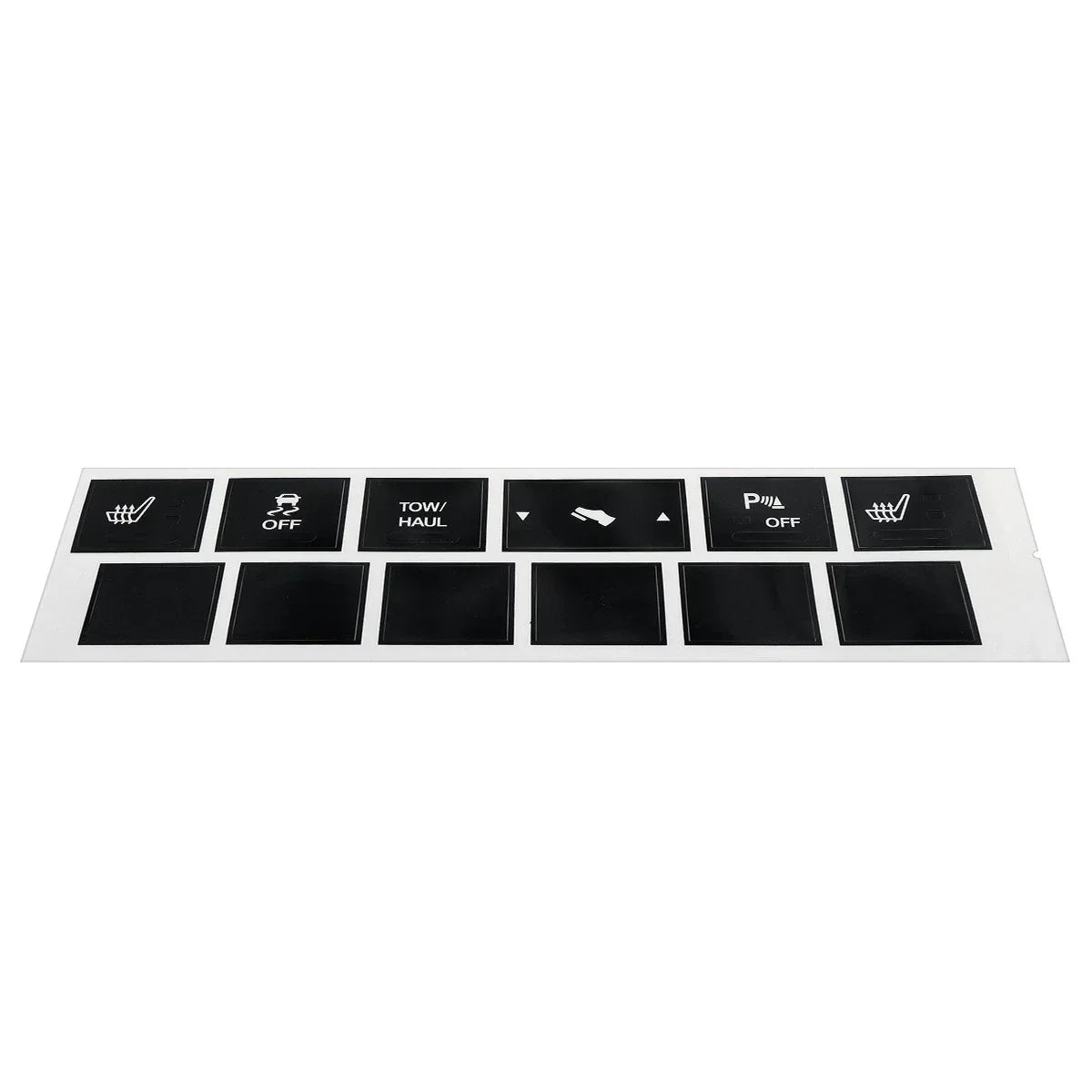 Heated Seat Traction Button Repair Sticker for Jeep Commander (2006–2010)
