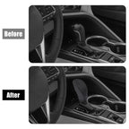 Faux Leather Gear Shift Knob Cover for Nissan Rogue Sport (2017–2021) 734301026062
