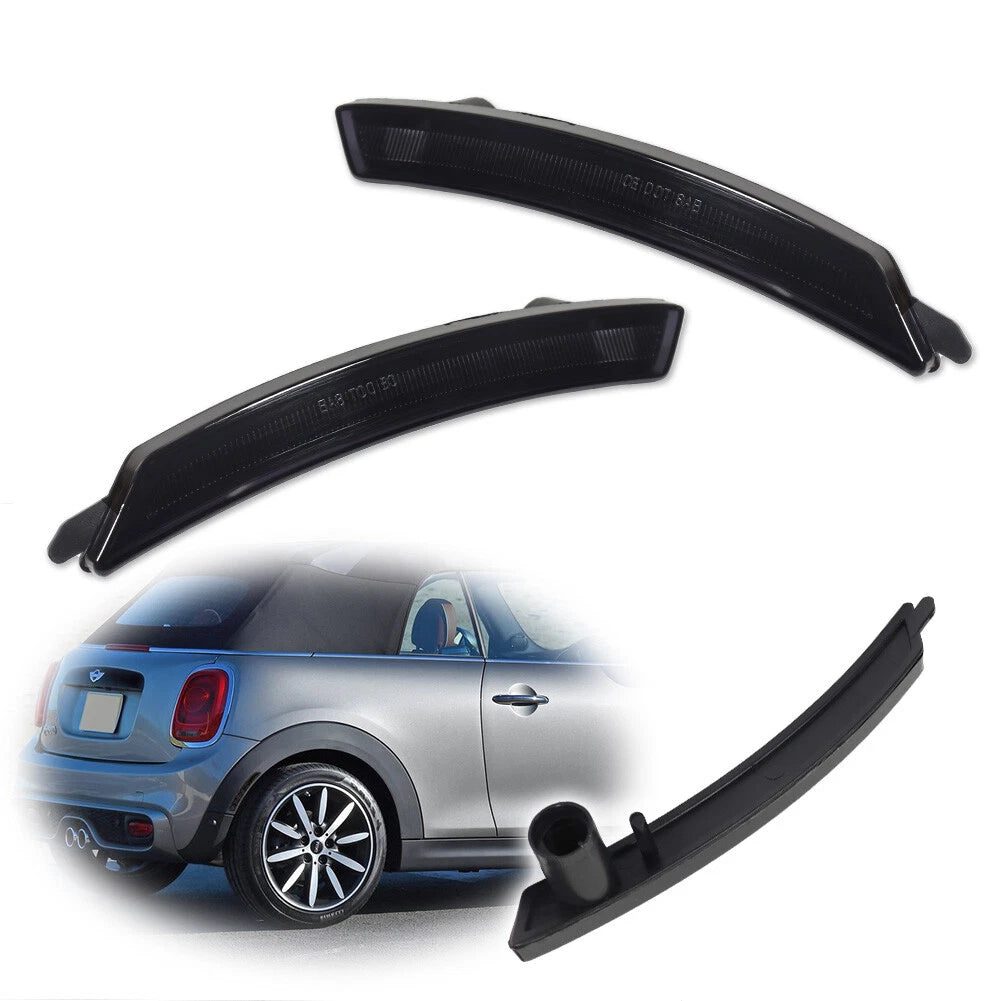 Smoked Rear Bumper Side Marker Lights for MINI Cooper (2007–2016)