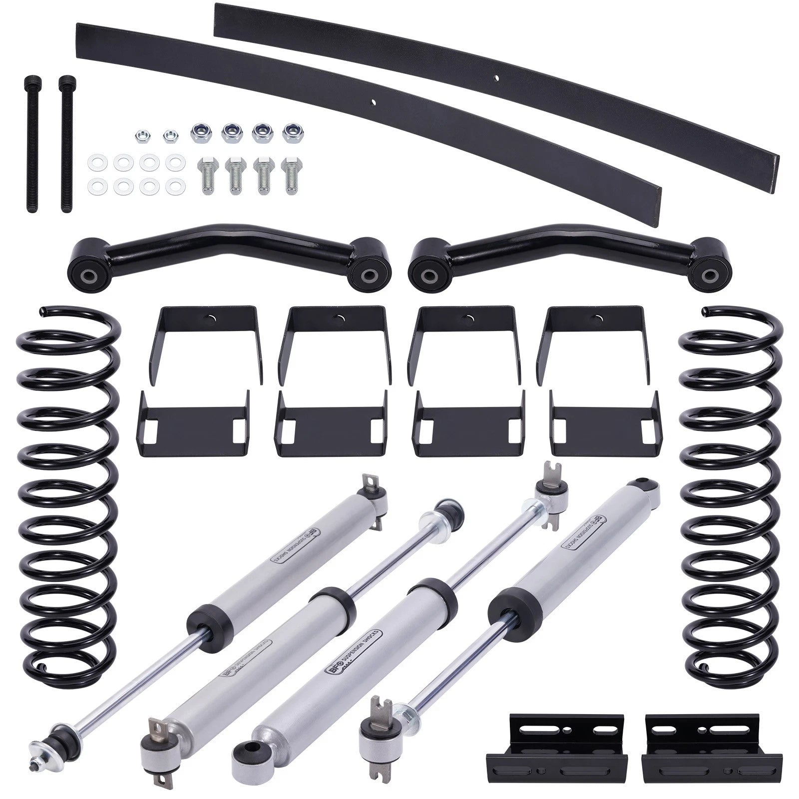 3" Lift Kit with Add-a-leaf Springs for Jeep Cherokee XJ (1984–2001)