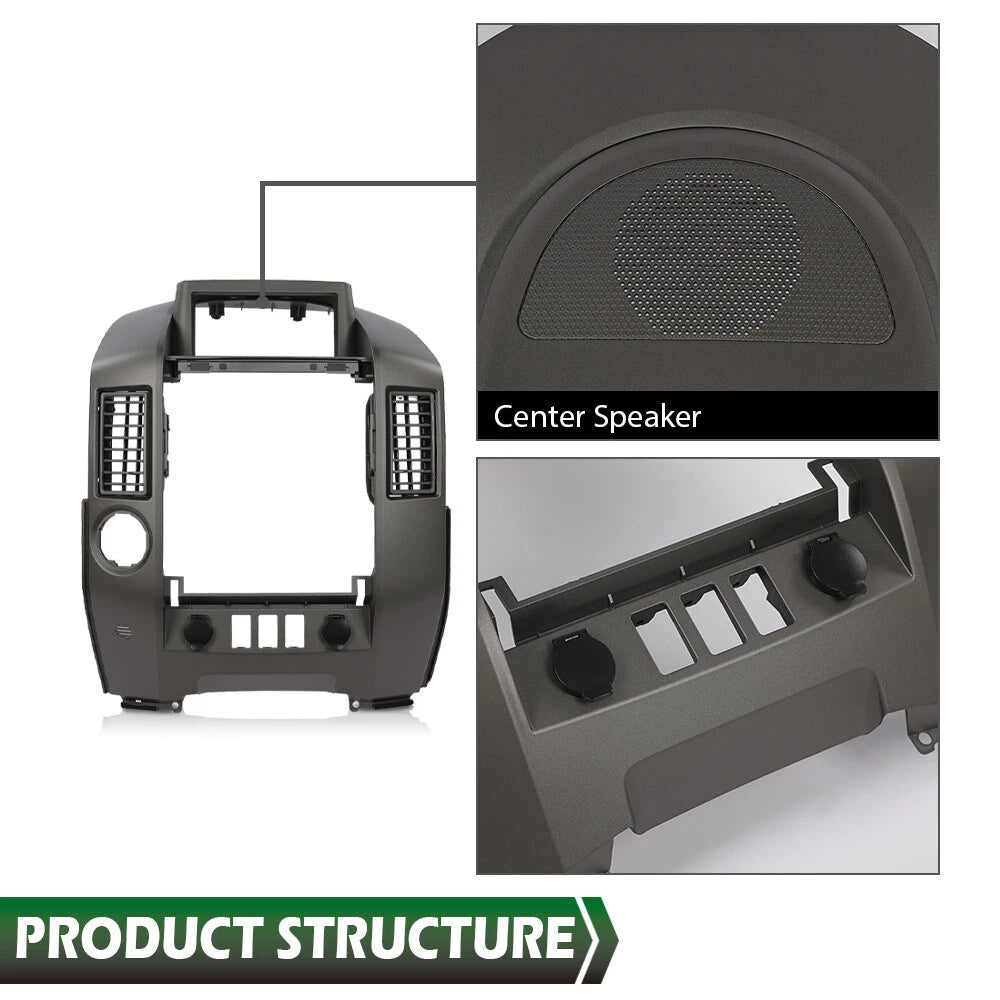 Center Dash Console Bezel for Nissan Titan Armada (2004–2006)