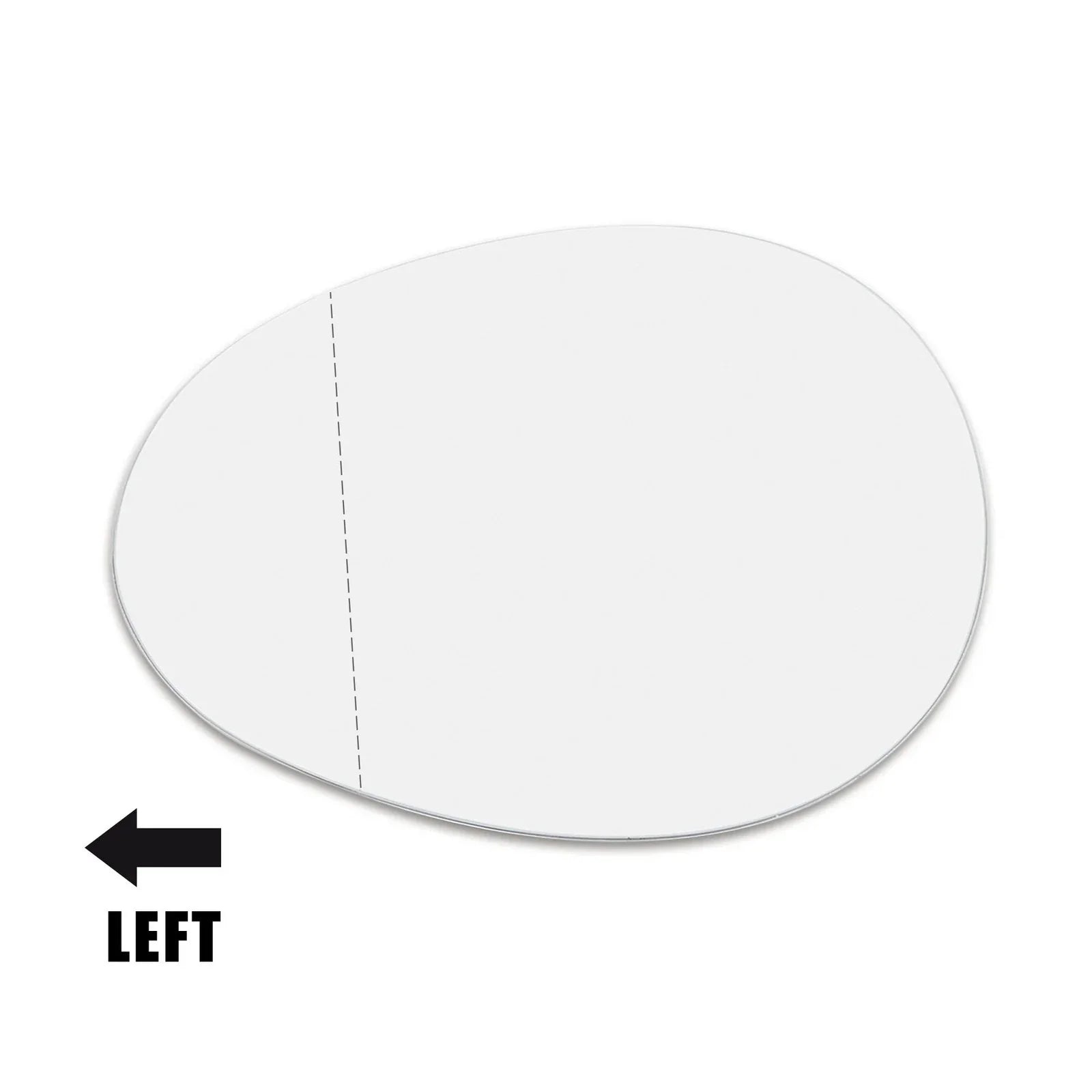 Mirror Glass for BMW Mini Cooper Driver Side LH with Adhesive (2007-2015)