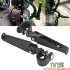 Highway Crash Bar Foot Pegs w/ 1"~1-1/4" Clamps for Harley-Davidson