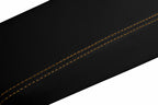 Leather Console Lid Armrest Cover for Dodge Charger (2008–2010) Orange Stitch