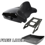 Chopped Trunk Mount Rack for Harley Touring Street Road Glide (2014–2025)