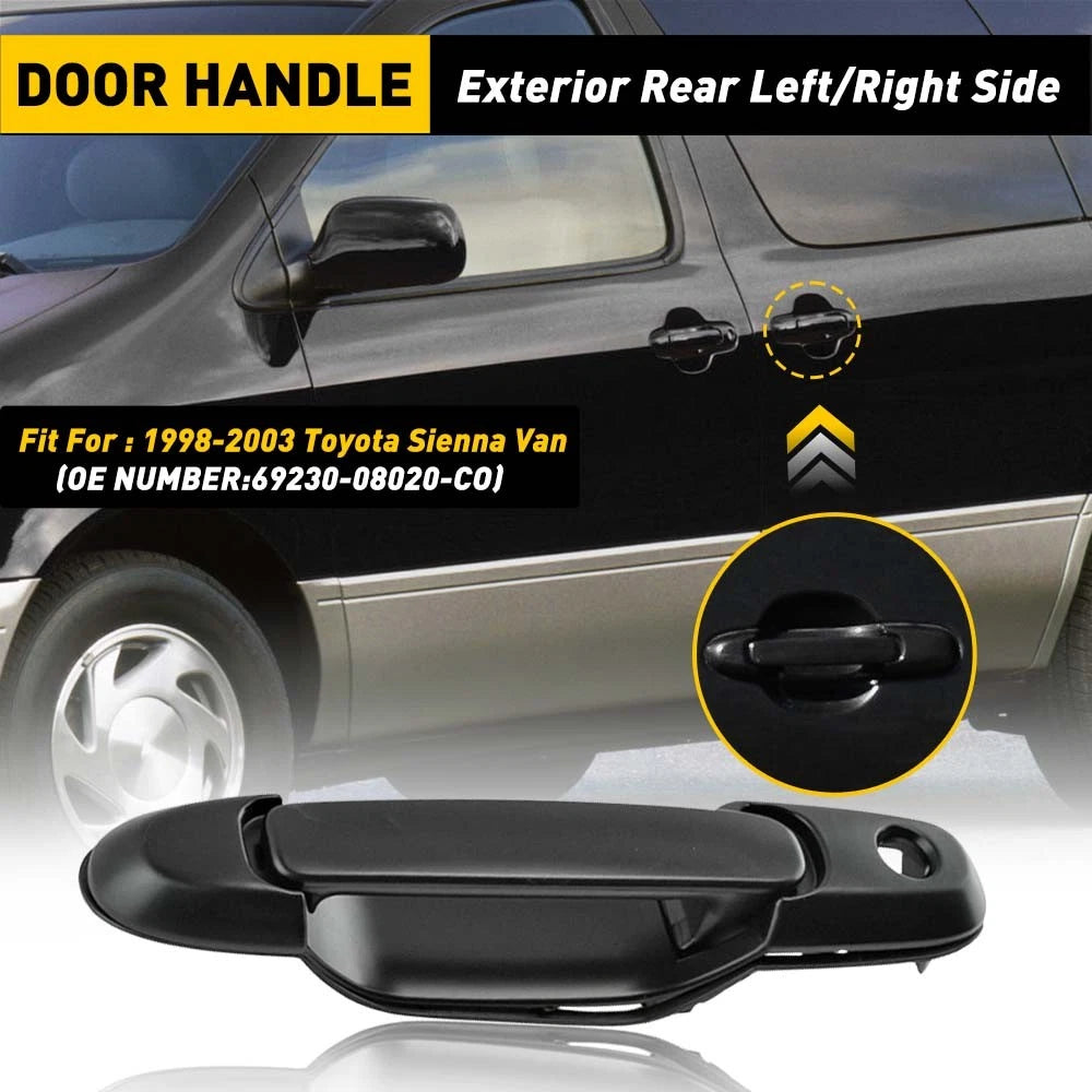 Outside Door Handle Set of 2 for Toyota Sienna (1998–2003)