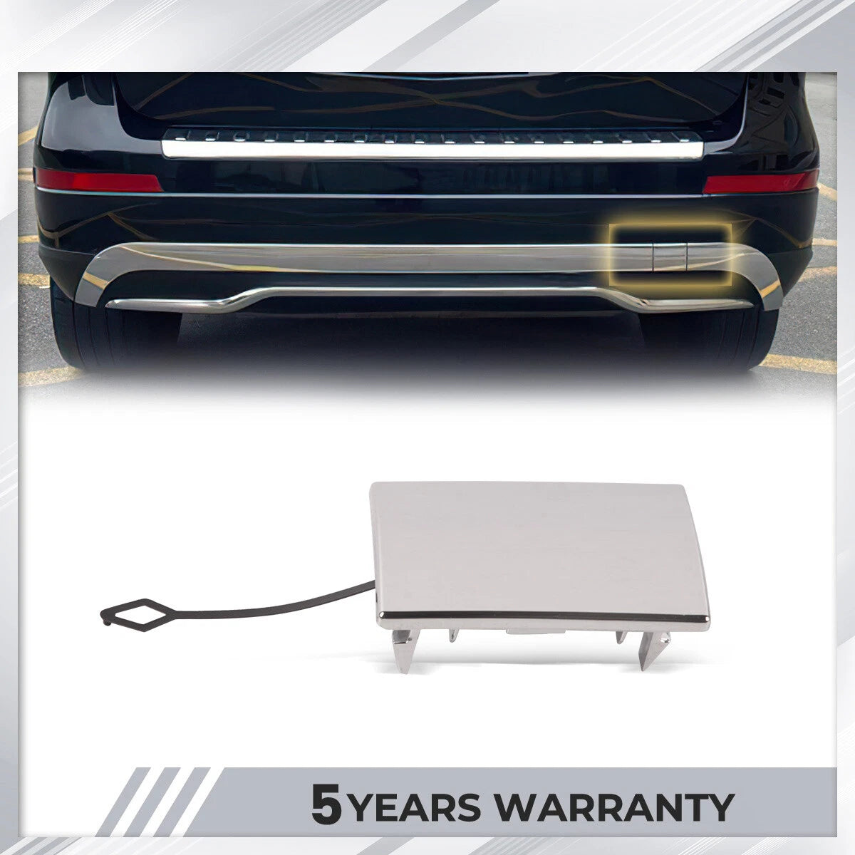 Tow Hook Cover for Mercedes Benz GL350 GL450 GL550 GL63 AMG (2010–2016)