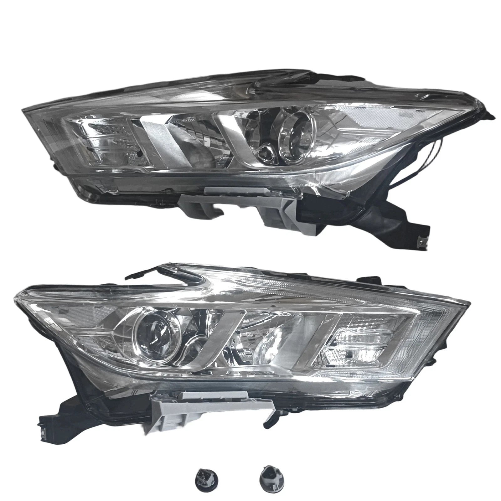 LED DRL Chrome Clear Corner Headlights for Nissan Maxima (2016-2018)