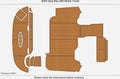 EVA Pad for Sea Ray 480 Cockpit Swim Platform (2004) - Teak Deck Mat