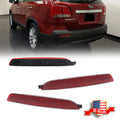 2X Red Lens Rear Bumper Reflector Lights for Kia Sorento (2011–2013)