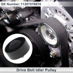 Drive Belt Idler Pulley for BMW Series 3 (2008–2012) No. 11287578674 Black