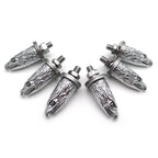 Set of 6 Chrome Eagle Head Bolts Screws for License Plate Frame