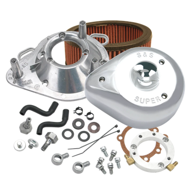 Teardrop Air Cleaner Kit for S&S Cycle Stock EFI BT Models (2001–2017)