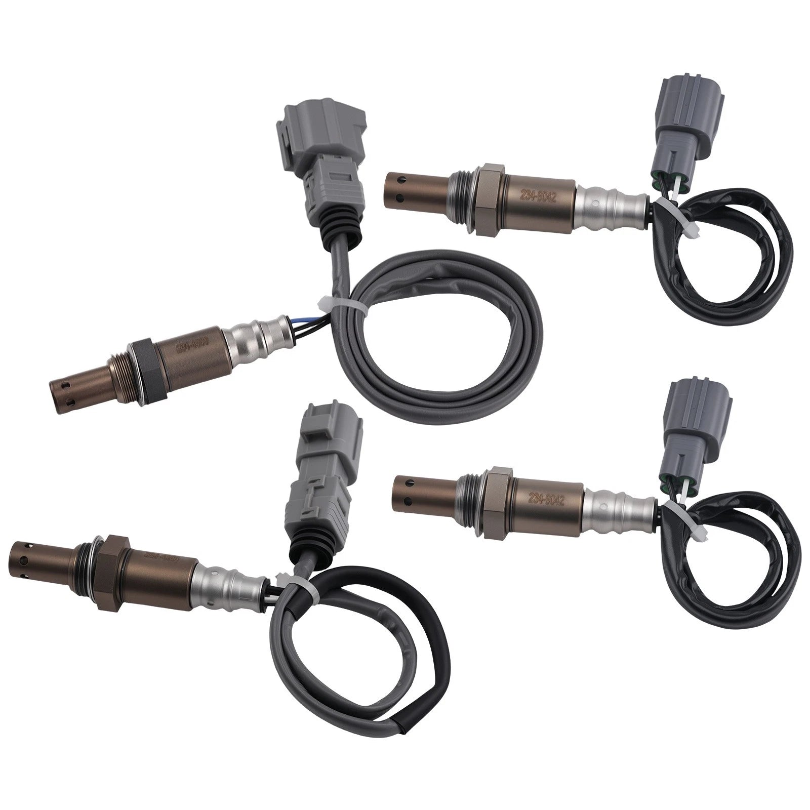 Set of 4 Upstream & Downstream O2 Sensors for Lexus RX330, Toyota Highlander (2004–2007)