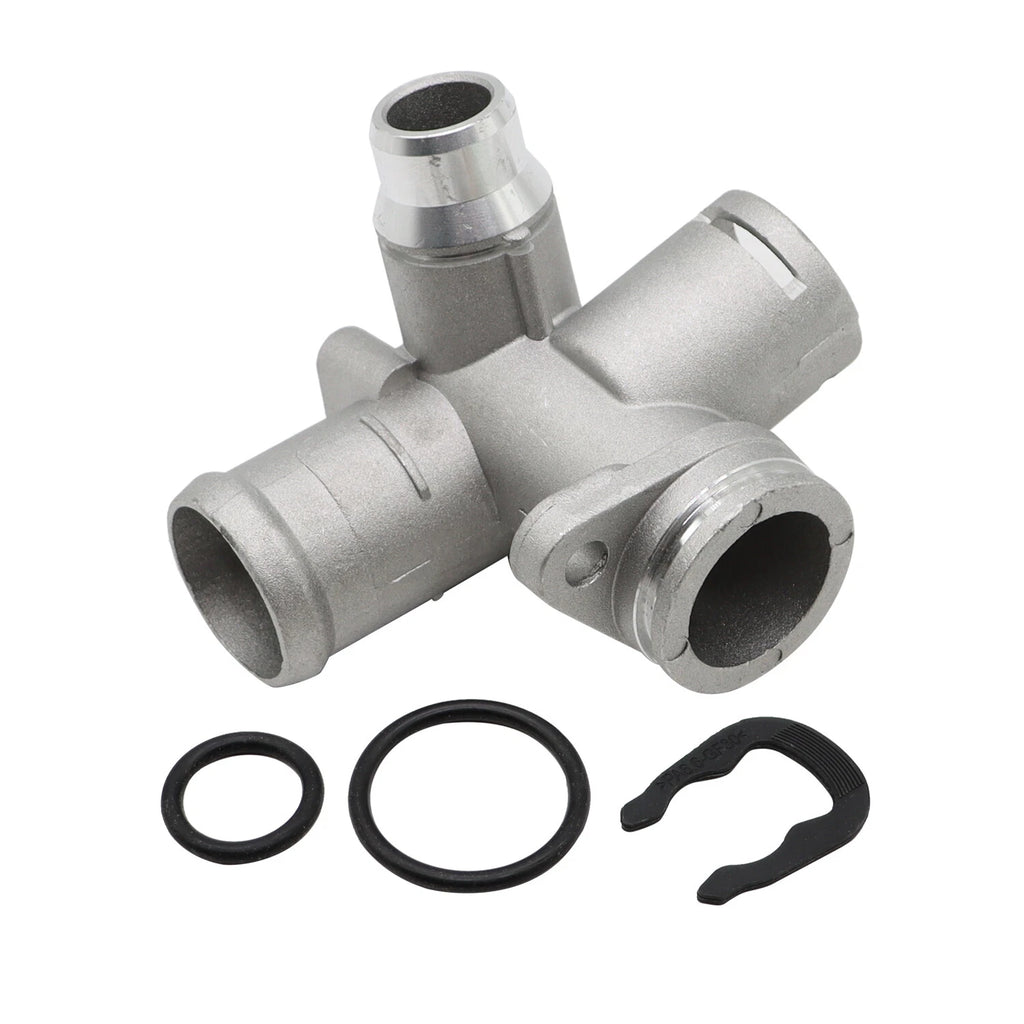 Aluminum Coolant Hose Flange for Audi A4 2.0L/2.0T (2005–2009) 06D121132C