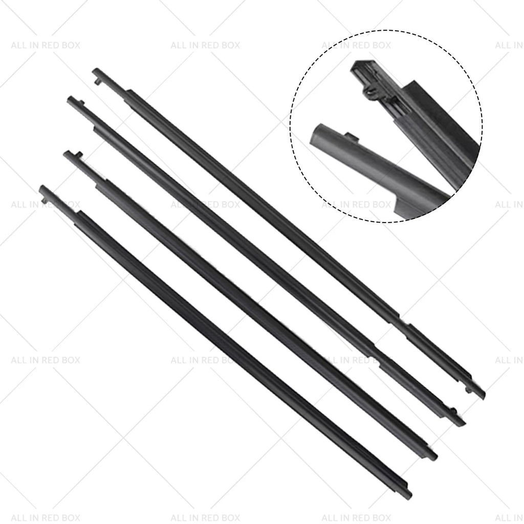 Set of 4 Weatherstrip Trim Seal Strips for Toyota RAV4 (2009–2012)