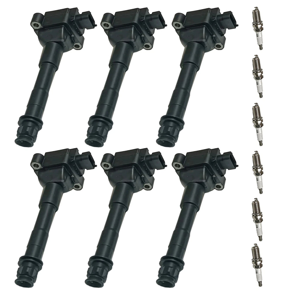 6X Ignition Coil & NGK Platinum Spark Plug for Porsche 911 Boxster (2005–2012)