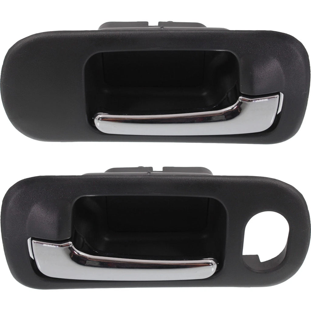 Inside Door Handle Chrome Black for Honda Civic Sedan (2001-2005)