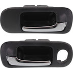 Inside Door Handle Chrome Black for Honda Civic Sedan (2001-2005)