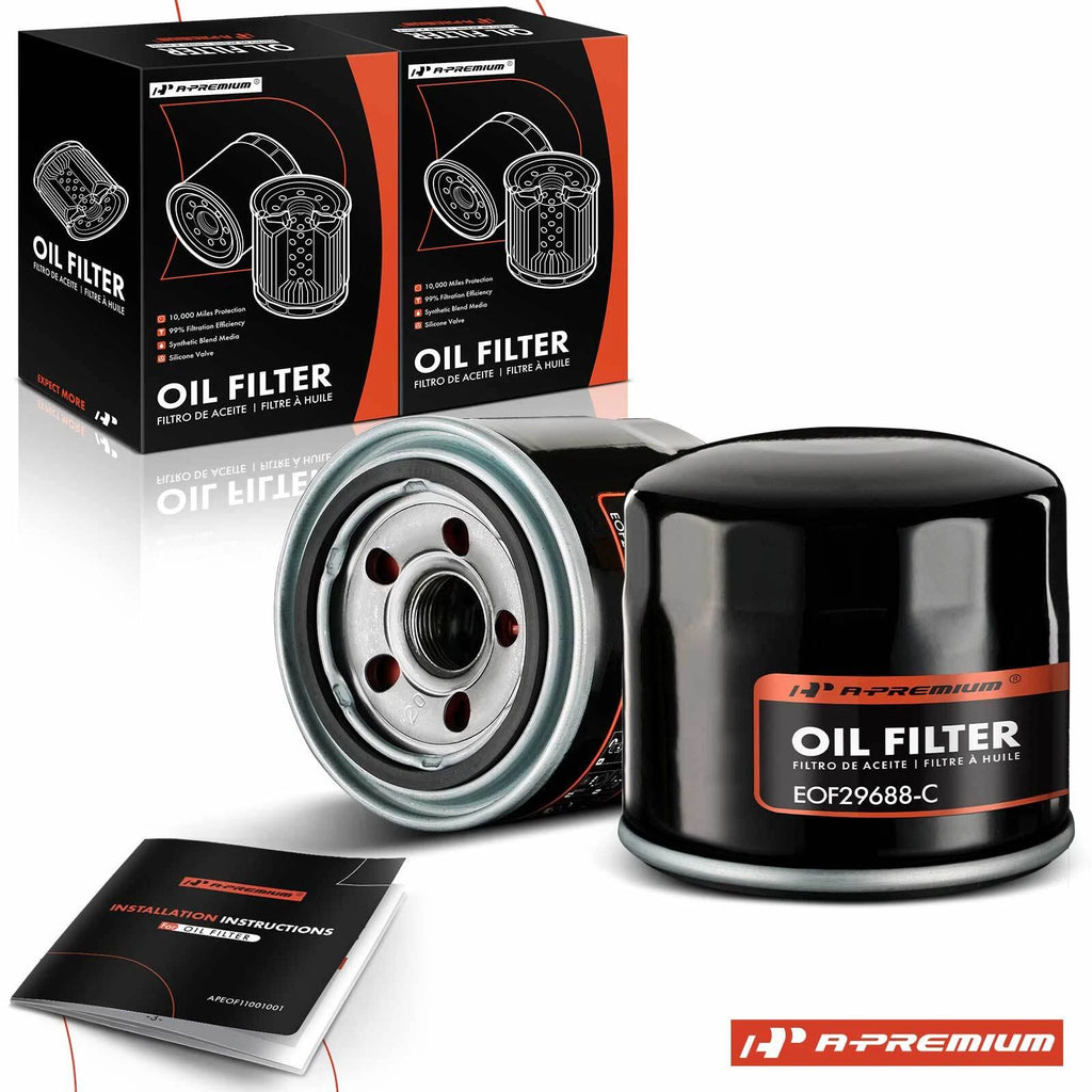 2X Engine Oil Filter for Acura MDX (2001–2002) & Mitsubishi Outlander (2003–2006)