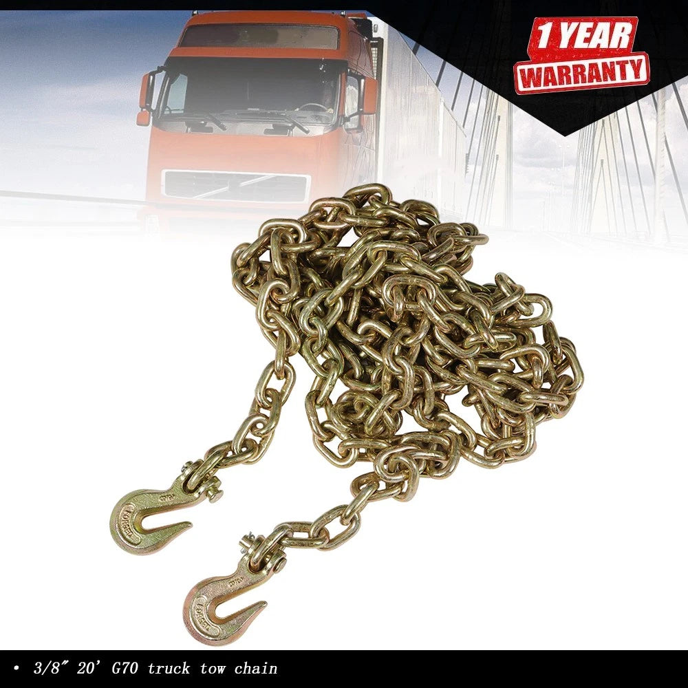 Tow Chain Tie Down Binder for G70 Truck (20')