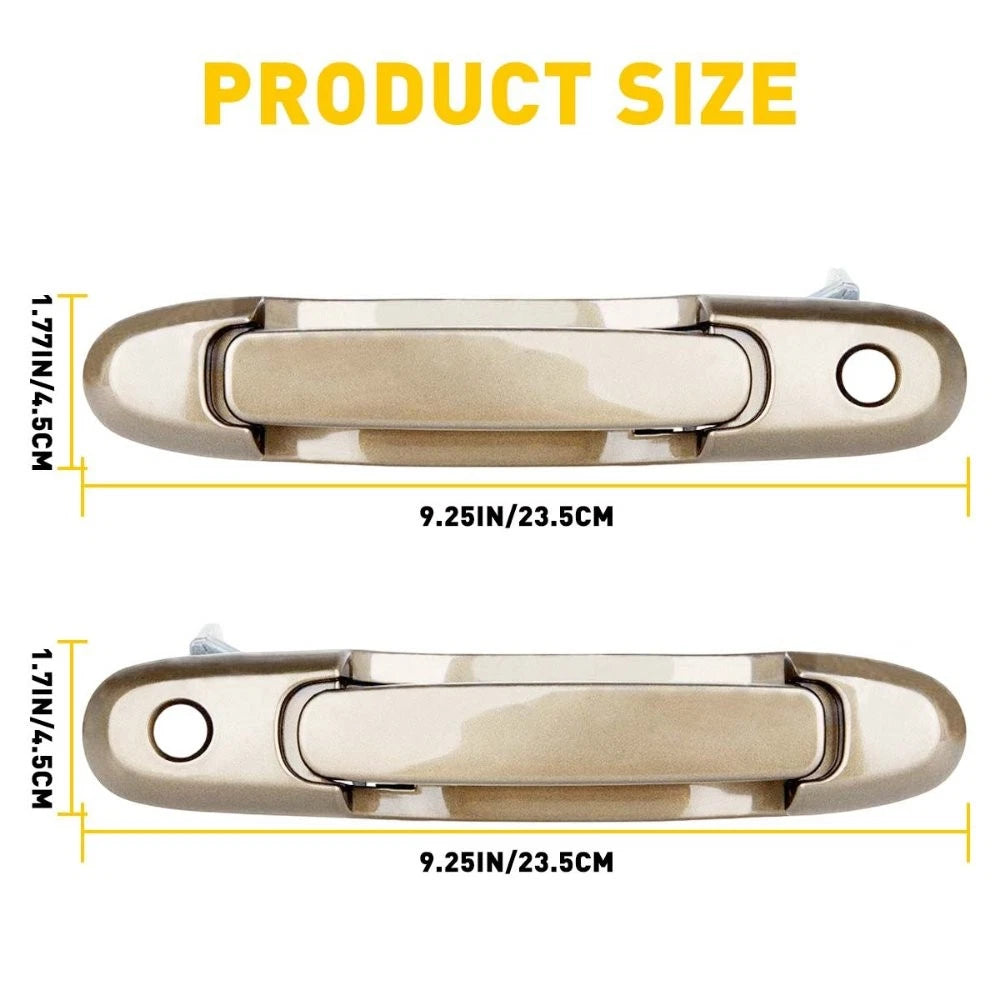 Exterior Door Handle Set of 2 for Toyota Sienna (1998–2003) Beige EPY