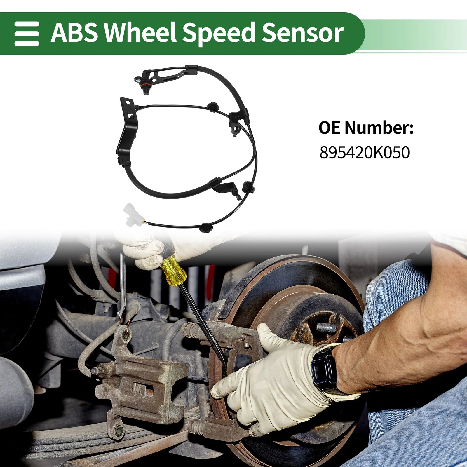 ABS Wheel Speed Sensor No. 895420K050 for Toyota Hilux Revo (2015–2023)
