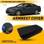 Center Console Lid Cover Skin for Acura TSX (2009–2014) Microfiber Leather
