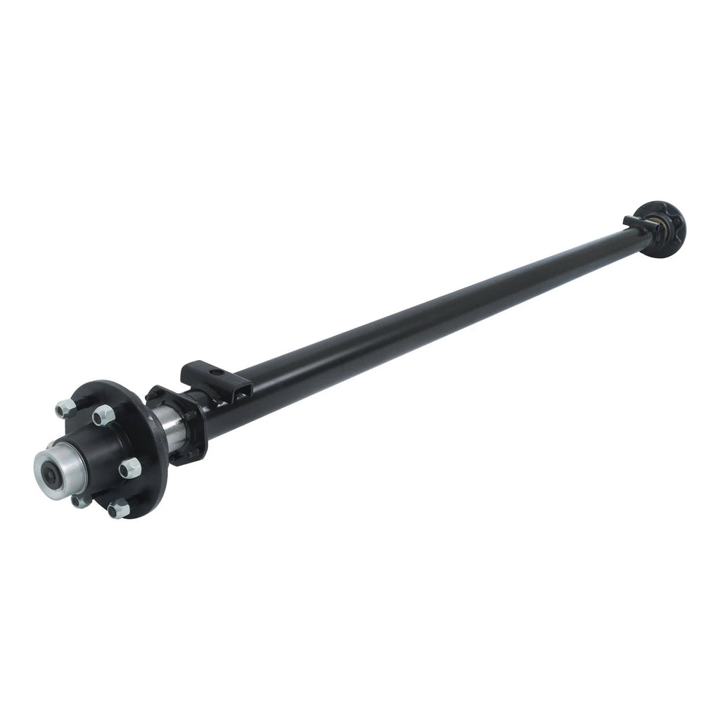 6K Trailer Axle for 6 Lug Vehicles (85" Hub Face, 70" Spring Center)
