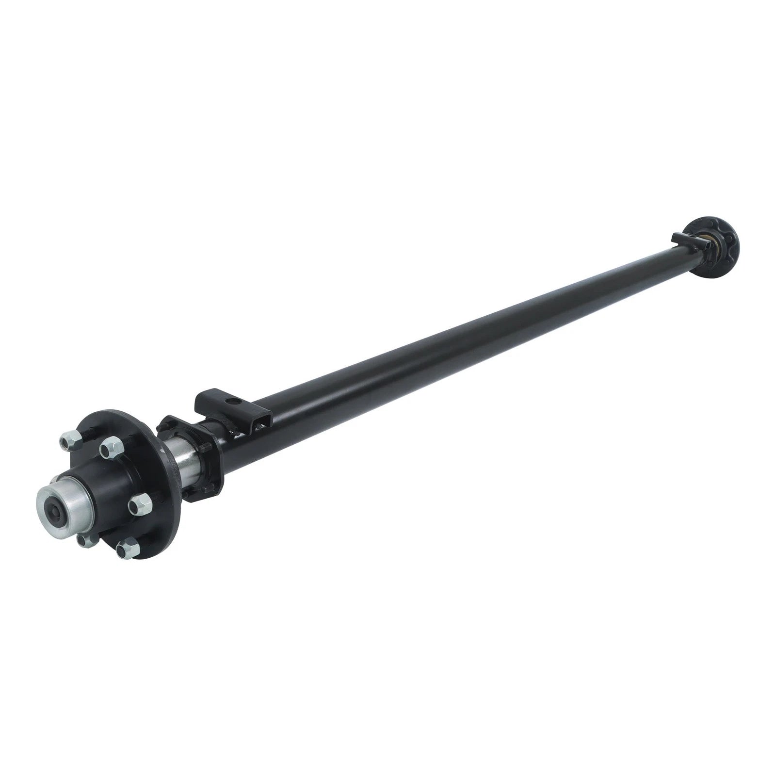6K Trailer Axle for 6 Lug Vehicles (85" Hub Face, 70" Spring Center)