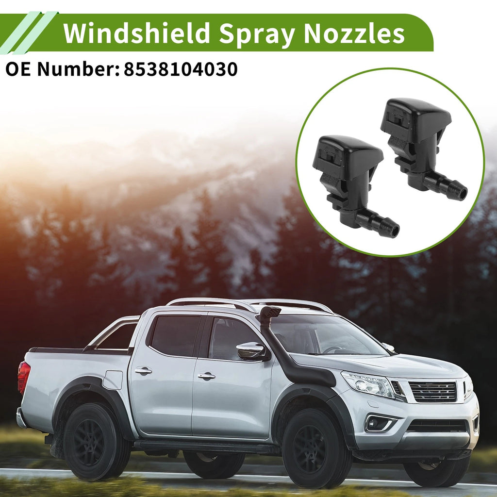 Windshield Washer Nozzle Set of 1 with Hose Connector for Toyota  No. 8538104030