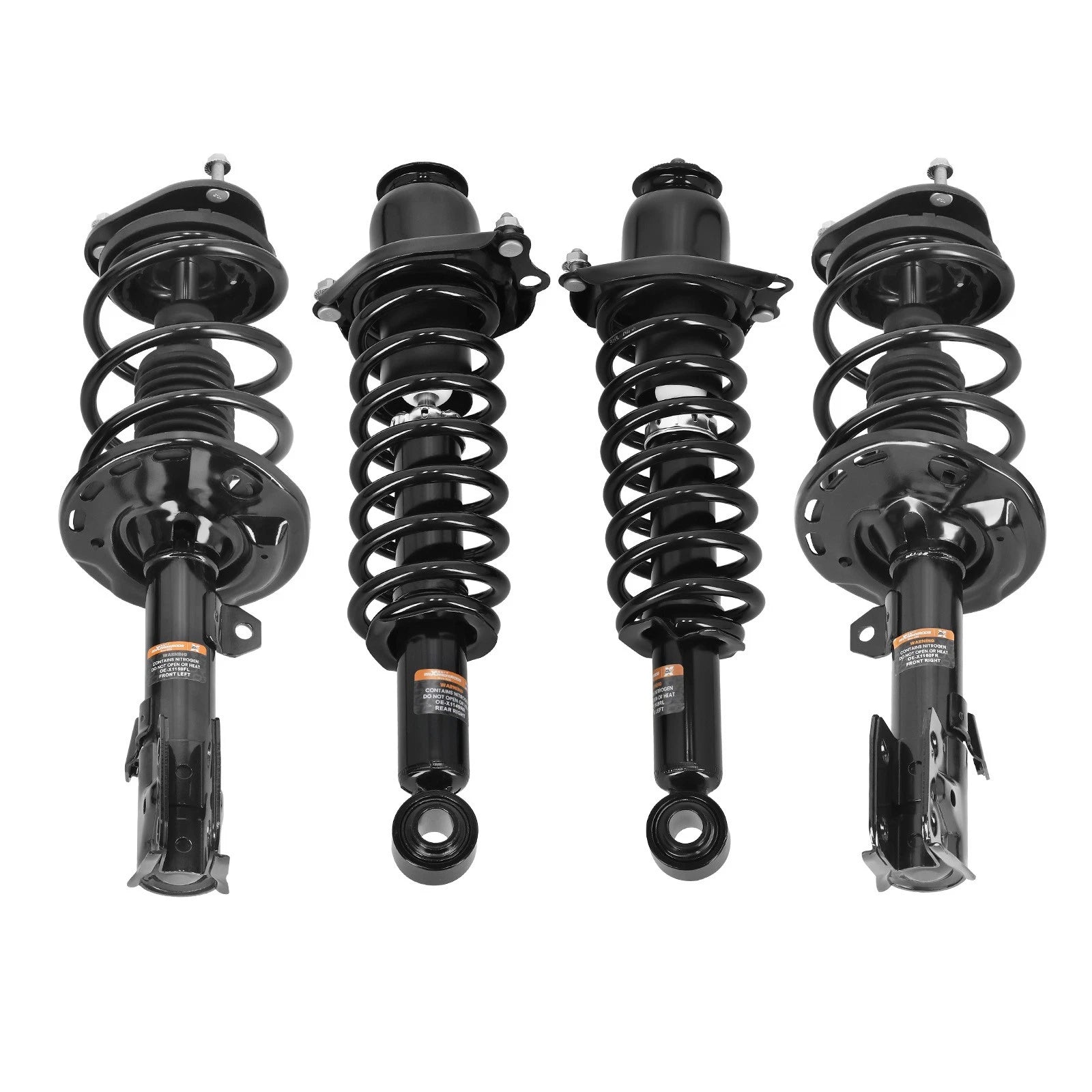 4X Complete Strut Coil Spring & Rear Shock for Toyota Corolla (2014–2019)